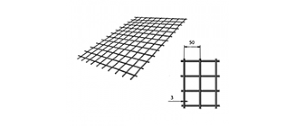Сетка сварная (дорожная) 50х50х3мм 1х2м купить с доставкой в Ивантеевке